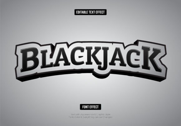 Black and White Style Editable Text Eff