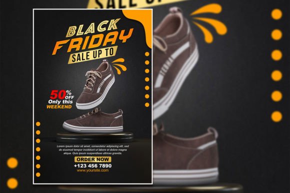 Black Friday Flyer or Poster Template for Effective Marketing