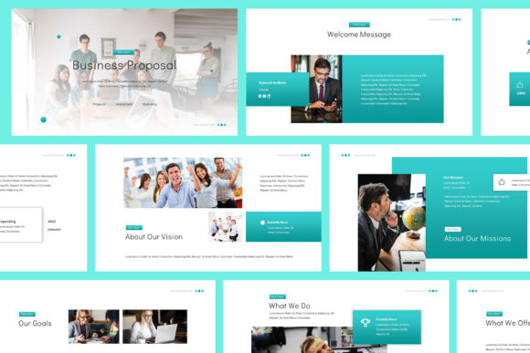 Business Proposal Powerpoint: A Minimalist Tool for Professional Presentations