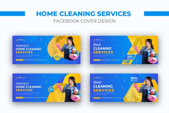 Cleaning Service Facebook Cover Template: A Professional Tool for Business Growth