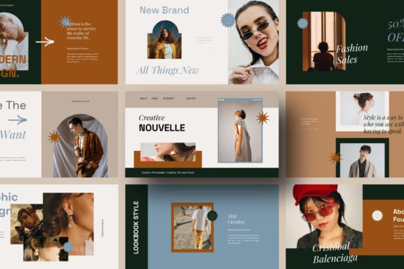 Discover the NOUVELLE PowerPoint Template: A Modern Tool for Professional Presentations