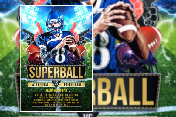 Football Sport Flyer R Poster Template