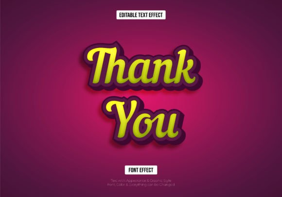 Green Editable Text Effect