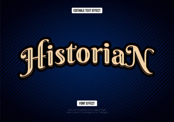 Historian Text Editable Text Effect: A Versatile Tool for Designers and Creators