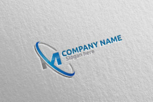 Letter M Logo Design 25 for Modern Branding and Digital Marketing