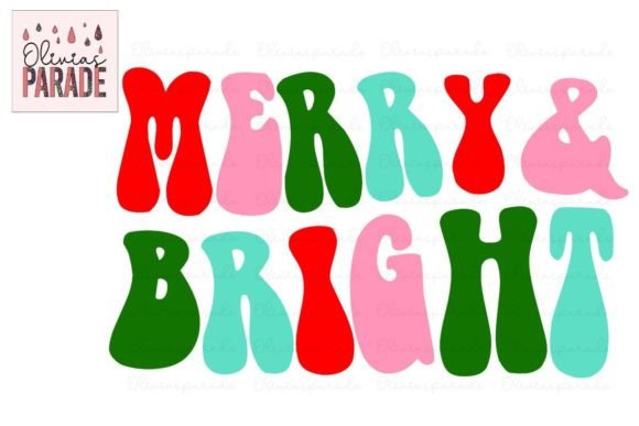 Merry Bright Retro Christmas