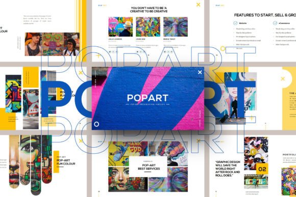 Pop-art Keynote Template: A Strategic Tool for Modern Presentations