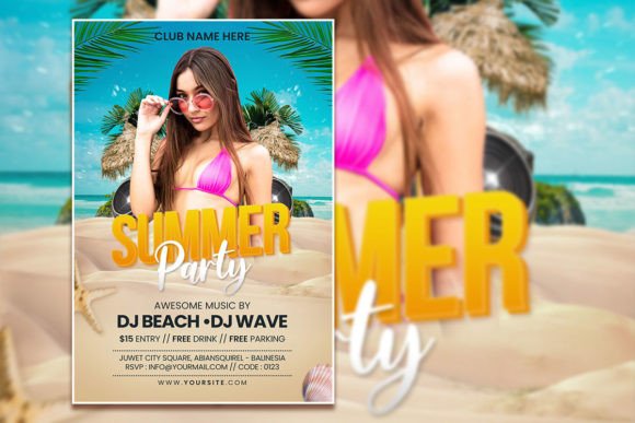 Summer Party Flyer or Poster Template: A Strategic Tool for Effective Promotion
