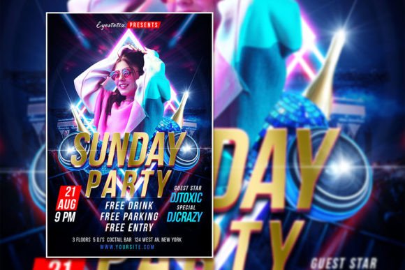 Sunday Party Flyer or Poster Template: A Practical Guide for Event Promotion